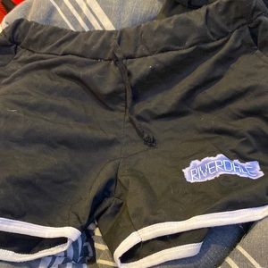 Black riverdale shorts